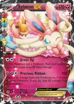 Sylveon EX Pokemon card from Generations Radiant Collection