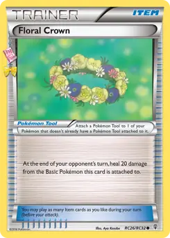 Floral Crown Pokemon card from Generations Radiant Collection