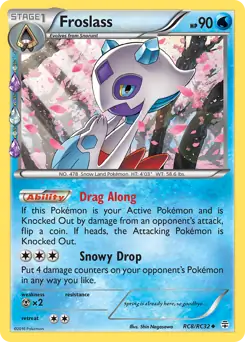 Froslass Pokemon card from Generations Radiant Collection