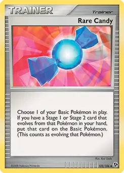 Rare Candy Pokemon card from Great Encounters
