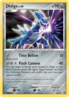 Dialga Pokemon card from Great Encounters