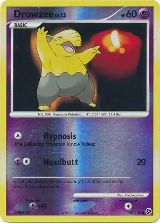 Drowzee Reverse Holo