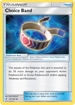 Choice Band Pokemon card from Guardians Rising