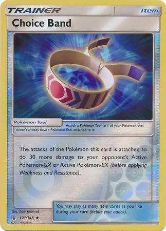 Choice Band Reverse Holo Pokemon card from Guardians Rising