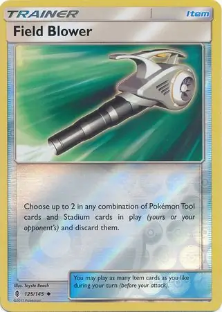 Field Blower Reverse Holo Pokemon card from Guardians Rising
