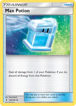 Max Potion Pokemon card from Guardians Rising