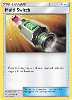 Multi Switch Pokemon card from Guardians Rising
