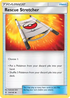 Rescue Stretcher Pokemon card from Guardians Rising