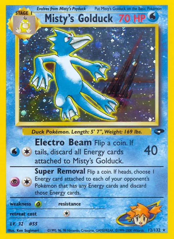 Misty's Golduck Holo