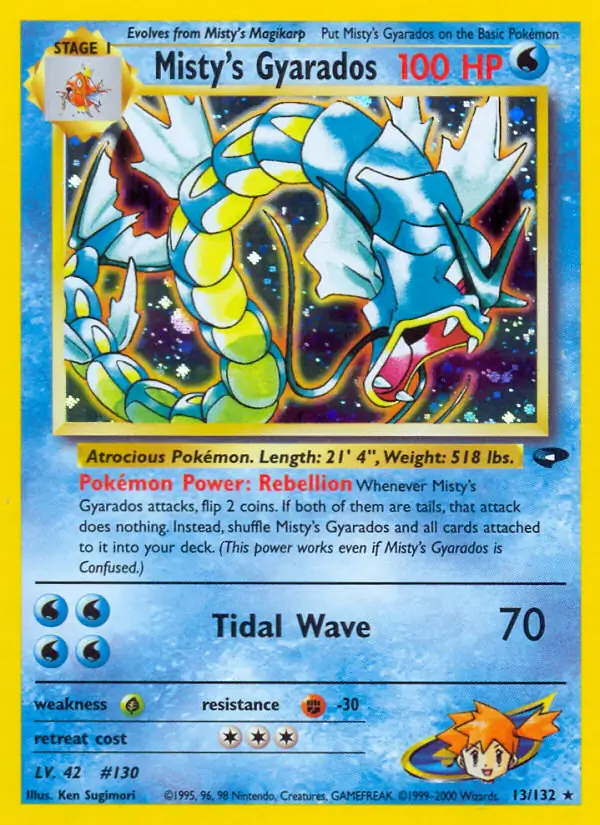 Misty's Gyarados Holo