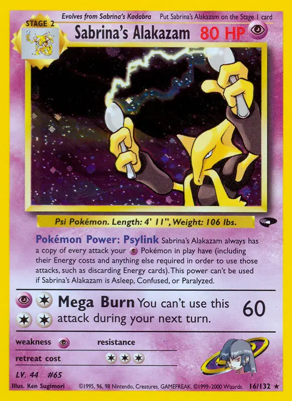 Sabrina's Alakazam Holo