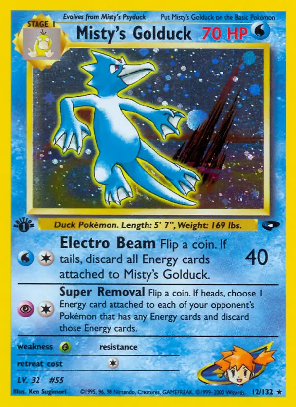 Misty's Golduck Holo