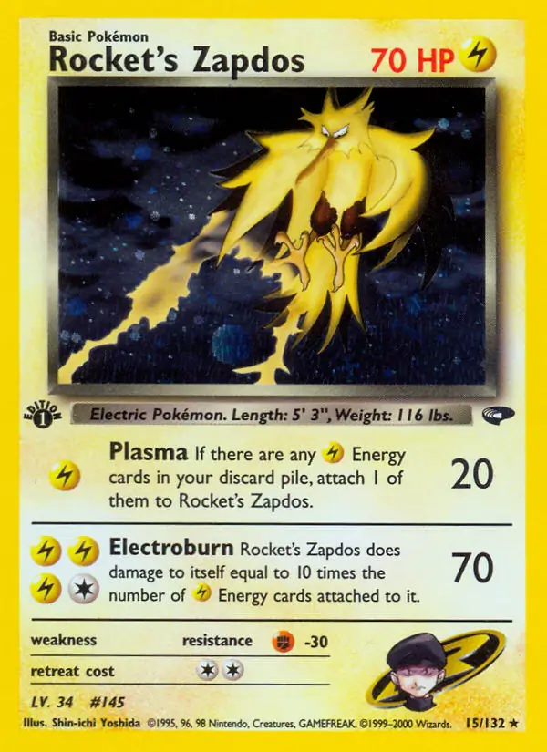 Rocket's Zapdos Holo