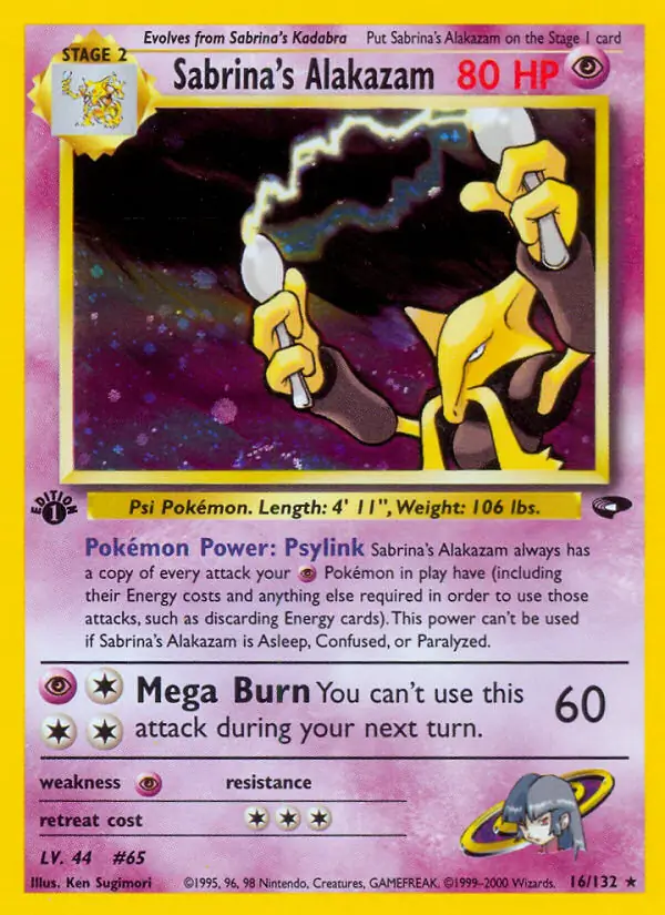 Sabrina's Alakazam Holo