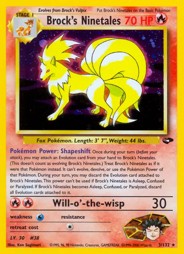 Brock's Ninetales Holo