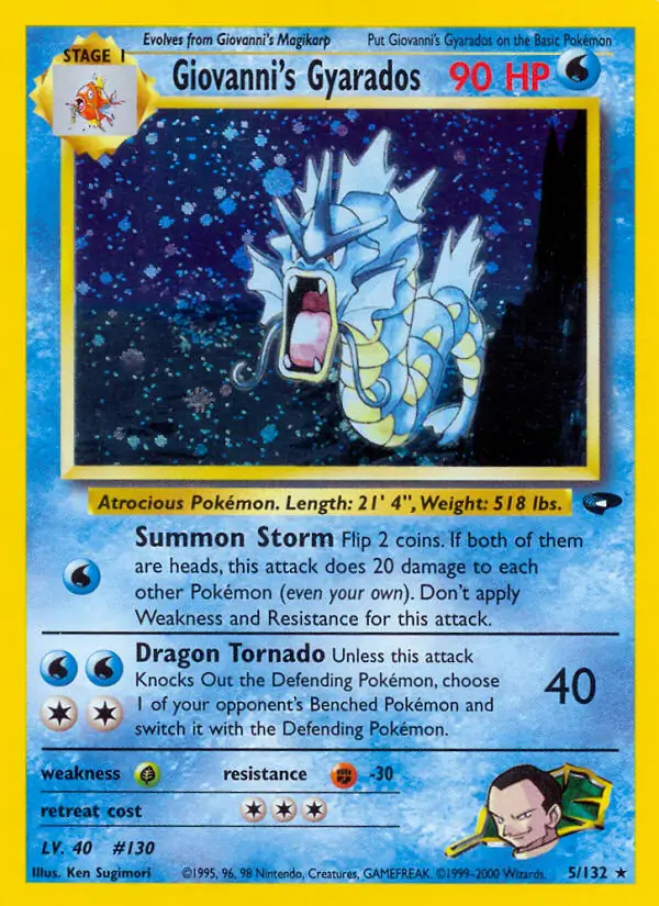 Giovanni's Gyarados Holo