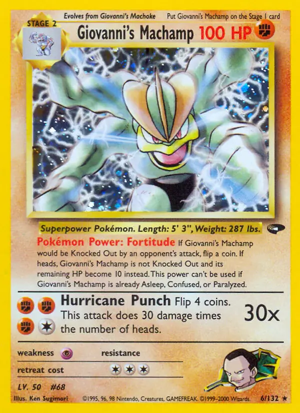 Giovanni's Machamp Holo