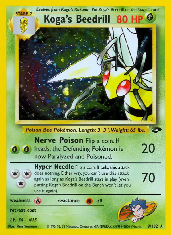 Koga's Beedrill Holo