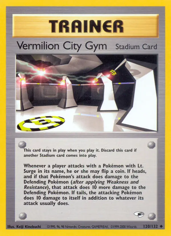 Vermilion City Gym Pokemon card from Gym Heroes