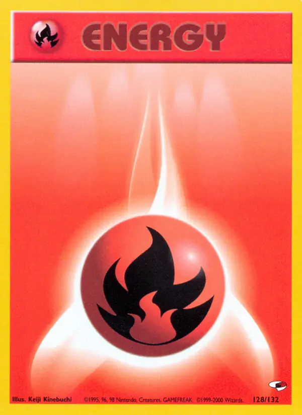 Fire Energy Pokemon card from Gym Heroes