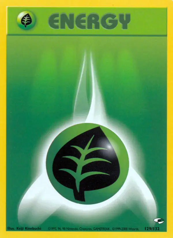 Grass Energy Pokemon card from Gym Heroes