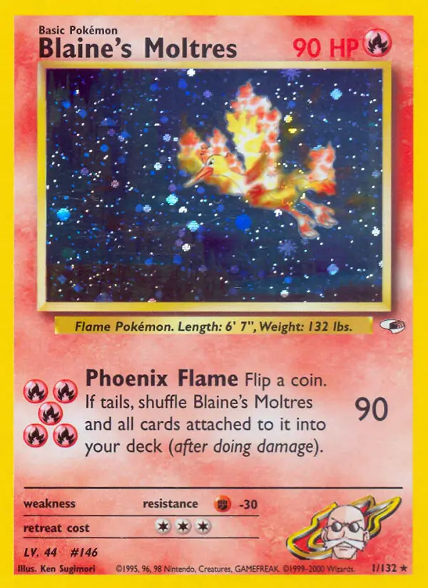 Blaine's Moltres Holo