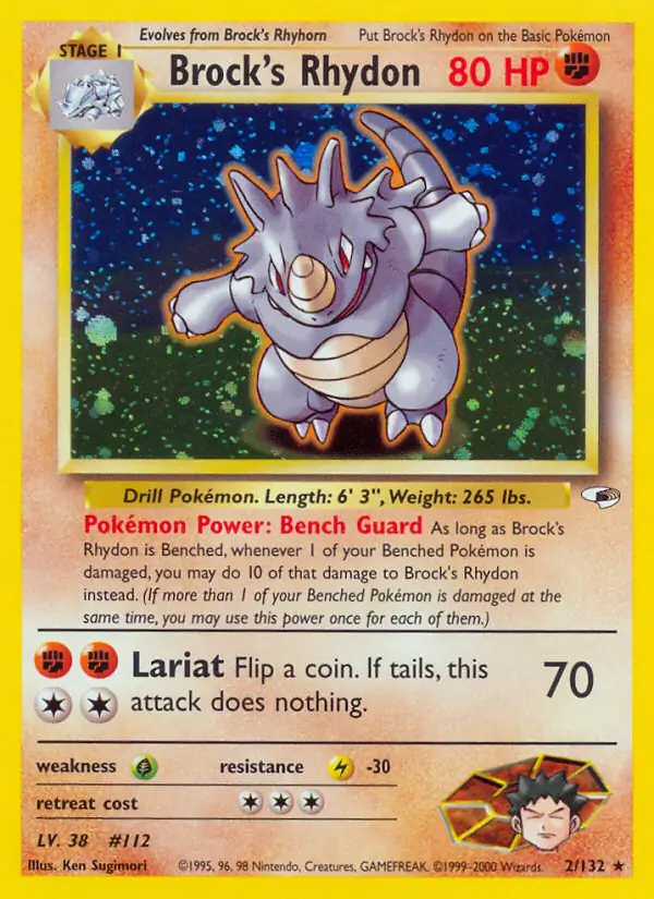 Brock's Rhydon Holo