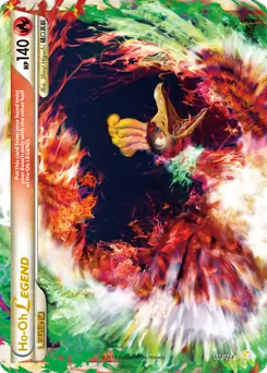 Ho-Oh Legend Top Pokemon card from HeartGold SoulSilver