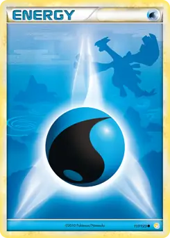 Water Energy Pokemon card from HeartGold SoulSilver