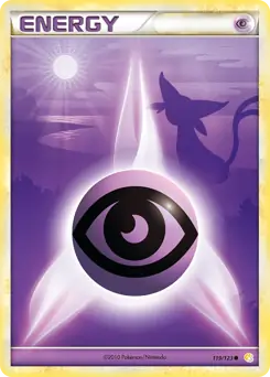 Psychic Energy Pokemon card from HeartGold SoulSilver