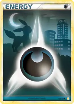 Darkness Energy Pokemon card from HeartGold SoulSilver