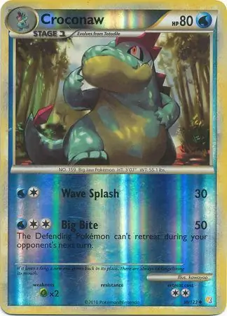 Croconaw Reverse Holo