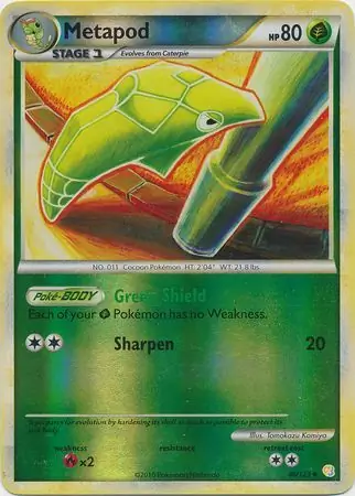 Metapod Reverse Holo