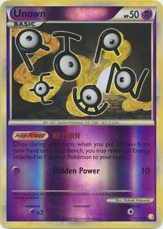 Unown Reverse Holo