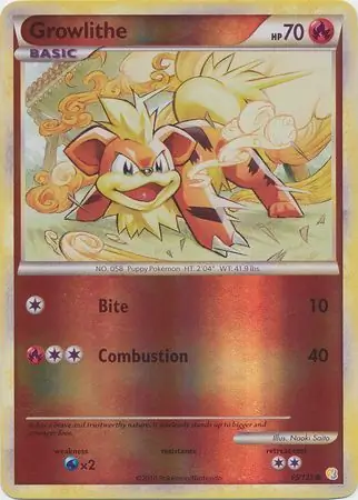 Growlithe Reverse Holo