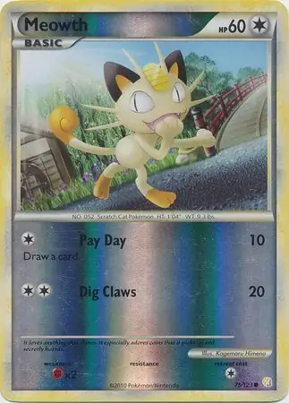 Meowth Reverse Holo