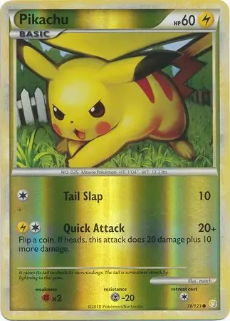 Pikachu Reverse Holo