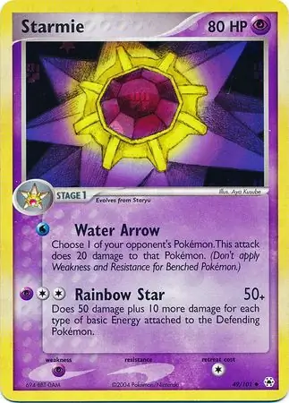 Starmie Reverse Holo