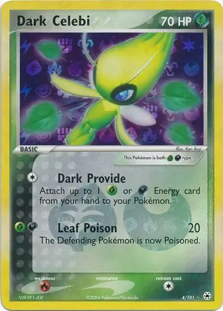 Dark Celebi Reverse Holo