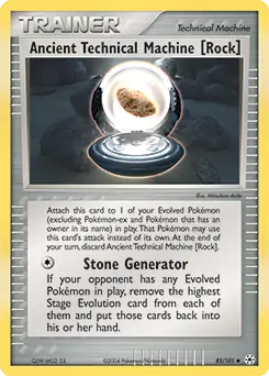 Ancient Technical Machine Pokemon card from Hidden Legends