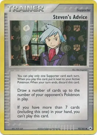 Steven's Advice Reverse Holo