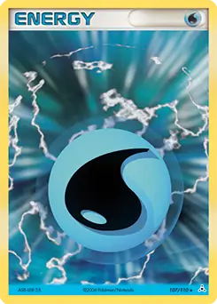 Water Energy Holo Pokemon card from Holon Phantoms