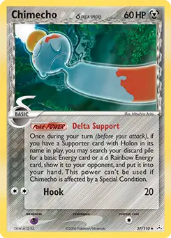 Chimecho Pokemon card from Holon Phantoms