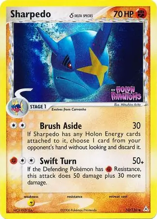 Sharpedo Reverse Holo