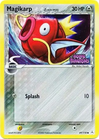 Magikarp Reverse Holo Pokemon card from Holon Phantoms