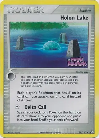Holon Lake Reverse Holo Pokemon card from Holon Phantoms