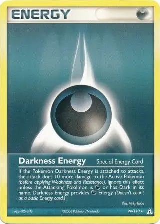 Darkness Energy Reverse Holo Pokemon card from Holon Phantoms
