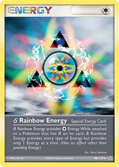 Delta Species Rainbow Energy Pokemon card from Holon Phantoms