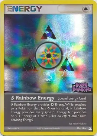 Delta Species Rainbow Energy Reverse Holo Pokemon card from Holon Phantoms
