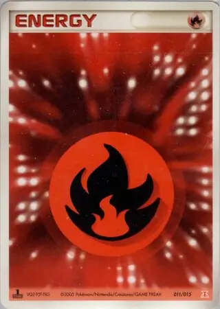Fire Energy Pokemon card from Holon Research Tower: Fire Quarter Deck